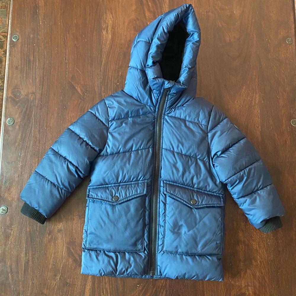 Michael Kors Kids Navy Puffer Jacket